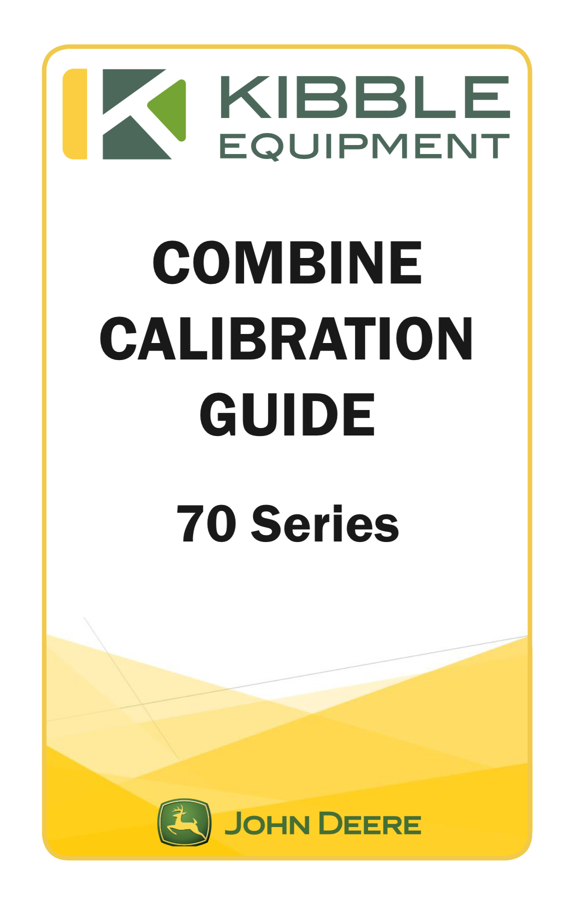 70 Series Calibration Guide